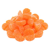 Sarah's Candy Factory orange slices bag front for fresh resealable snacking