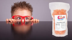 Sarah's Candy Factory reseal bag image emphasizing convenience and maintained freshness.