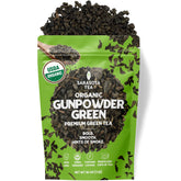 Sarasota Gunpowder Green Tea loose leaves ready for bold brew