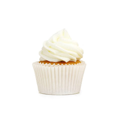 Satin Ice Buttercream Icing Mix whipped texture in mixing bowl for fluffy icing.