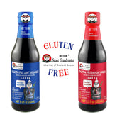 Sauce Grandmaster dark bottle pour enhances stir-fry with deeper umami.