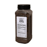 Sauer's Whole Black Pepper 1lb canister for fresh-ground flavor.