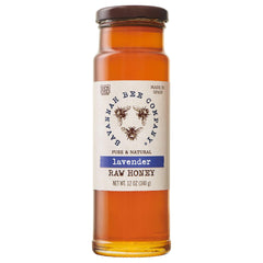 Savannah Bee Company Honey Lavender bottle — raw Georgia honey perfect for drizzling on toast