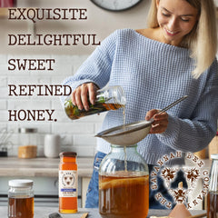 Savannah Bee Company Honey Lavender serving plate — delicious drizzle for breakfasts and desserts