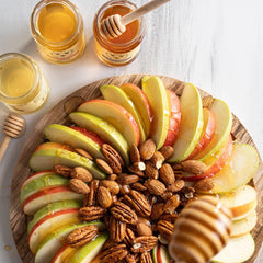 Savannah Bee Company honey sample set spreadable jars for toast and cheese.