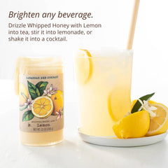 Savannah Bee Company whipped honey lemon spread on toast with bright citrus flavor