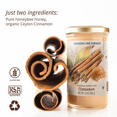 Savannah Bee Whipped Honey Cinnamon spread on toast delivers flavorful bite.