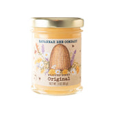 Savannah Bee Company whipped honey jar front view, smooth texture ready to spread