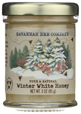 Savannah Bee Winter White bottle with creamy texture for spreading