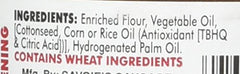 SAVOIE'S Dark Roux label closeup showing no cholesterol