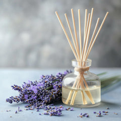 SavorSatch lavender tea infusion in cup ready to brew and savor.