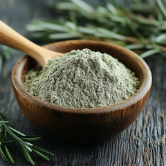 SavorSatch premium Moroccan rosemary powder packaging seal highlights freshness