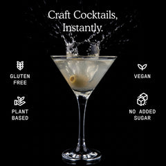 SAYSO crisp cocktail appearance after mixing with water and your favorite spirit.