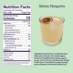 SaySO Skinny Margarita stick packaging close-up highlights convenient single-serve design.