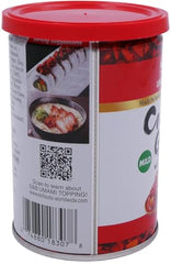 S&B Chili Oil with Crunchy Garlic on sushi enhances bite with crunchy texture.
