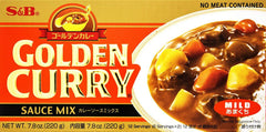 S&B Golden Curry Sauce Mix Mild – pack of five, convenient curry base for quick weeknight dinners.