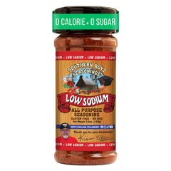 SBO Southern Boyz Outdoors Low Sodium Cajun Seasoning bottle front for versatile meals
