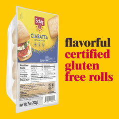 Schär Ciabatta 2-pack soft interior shot ideal for sandwiches.