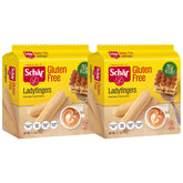 Schar Lady Fingers gluten-free cookies in a two-pack, ideal for snacks and tiramisu.