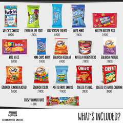 Schoolhouse Snacks American cracker and cookie assortment for tasty on-the-go lunches.