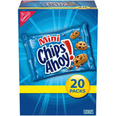 Schoolhouse Snacks Chips Ahoy mini cookies in a 1oz pouch for on-the-go snacking.
