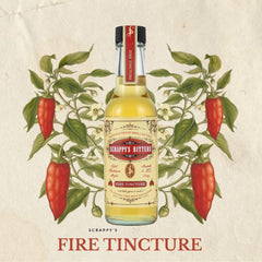 Ingredient view of habanero in Scrappy's Fire Tincture emphasizes bold heat.