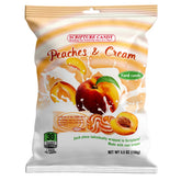SCRIPTURE CANDY peaches-and-cream hard candy with verse wrappers for daily inspiration.