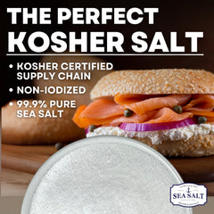 Sea Salt Superstore non-iodized sea salt ideal for everyday kitchen use