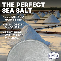 Sea Salt Superstore pure non-iodized salt supports clean, consistent flavor in everyday cooking.