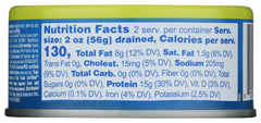 Sea Tales tuna can with olive oil label closeup, highlighting quality ingredients