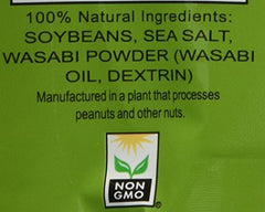 Seapoint Farms edamame wasabi dry-roasted packs front view, ideal for grab-and-go snacking.