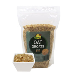 Season1 Oat Groats steaming bowl offers warm, mineral-rich servings.