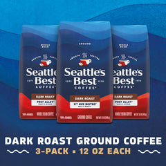Seattle's Best Coffee 6th Ave Bistro ground beans ready for drip brewing, offering balanced flavor.