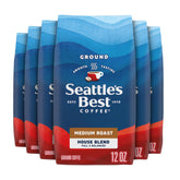 Seattle's Best Coffee House Blend six-pack bags ready to brew at home