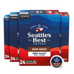 Seattle's Best Coffee Post Alley dark roast K-Cup pods for smooth morning brews