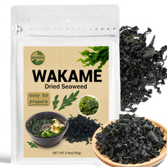 SEAYOFA dried wakame bundle soaking for quick miso soup