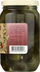 Sechlers Sweet Gherkins plated with sandwiches for easy pairing