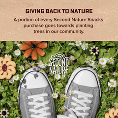 Second Nature nuts blend featuring almonds, cashews, pecans for a satisfying crunch