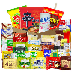 Seconde Nature Korean Snack Box 48-count display, ideal for gifting and sharing.