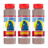 Secret Aardvark Habanero bottle front showing versatile heat for grilling
