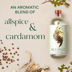 Seedlip Spice 94 used in cocktail creation for spritzes and sophisticated mocktails.