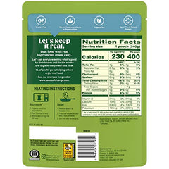 SEEDS OF CHANGE organic rice variety pack on the counter offers versatile meal options.