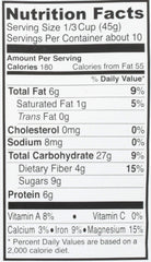 Seitenbacher Muesli No21 organic pack packaging showing natural ingredients