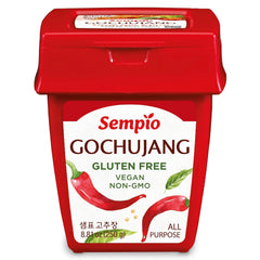 Sempio gluten free gochujang bottle for mild heat in versatile cooking