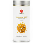 Senbird Genmaicha airtight tin preserves freshness for daily tea rituals.