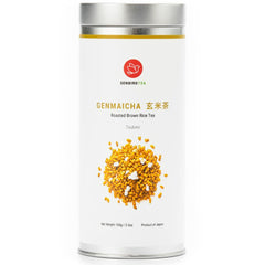Senbird Genmaicha airtight tin preserves freshness for daily tea rituals.