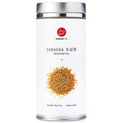 Senbird Sobacha loose-leaf tea in an airtight tin preserves freshness for daily enjoyment