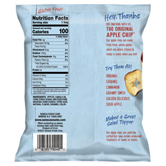 Seneca Caramel Apple Chips Yakima-Valley origin highlights fresh Red Delicious apples.
