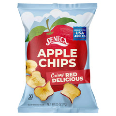 Seneca Original Apple Chips — gluten-free and kosher, offering a convenient, naturally sweet crunch.