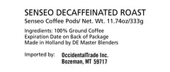 Senseo Decaf brew pours smoothly, highlighting full-bodied flavor and rich aroma.